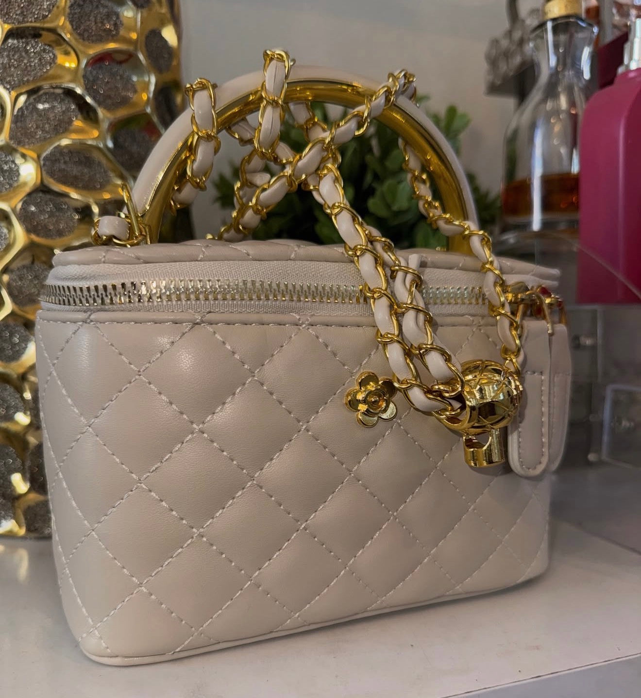 Vanity crossbody Bag (cream)