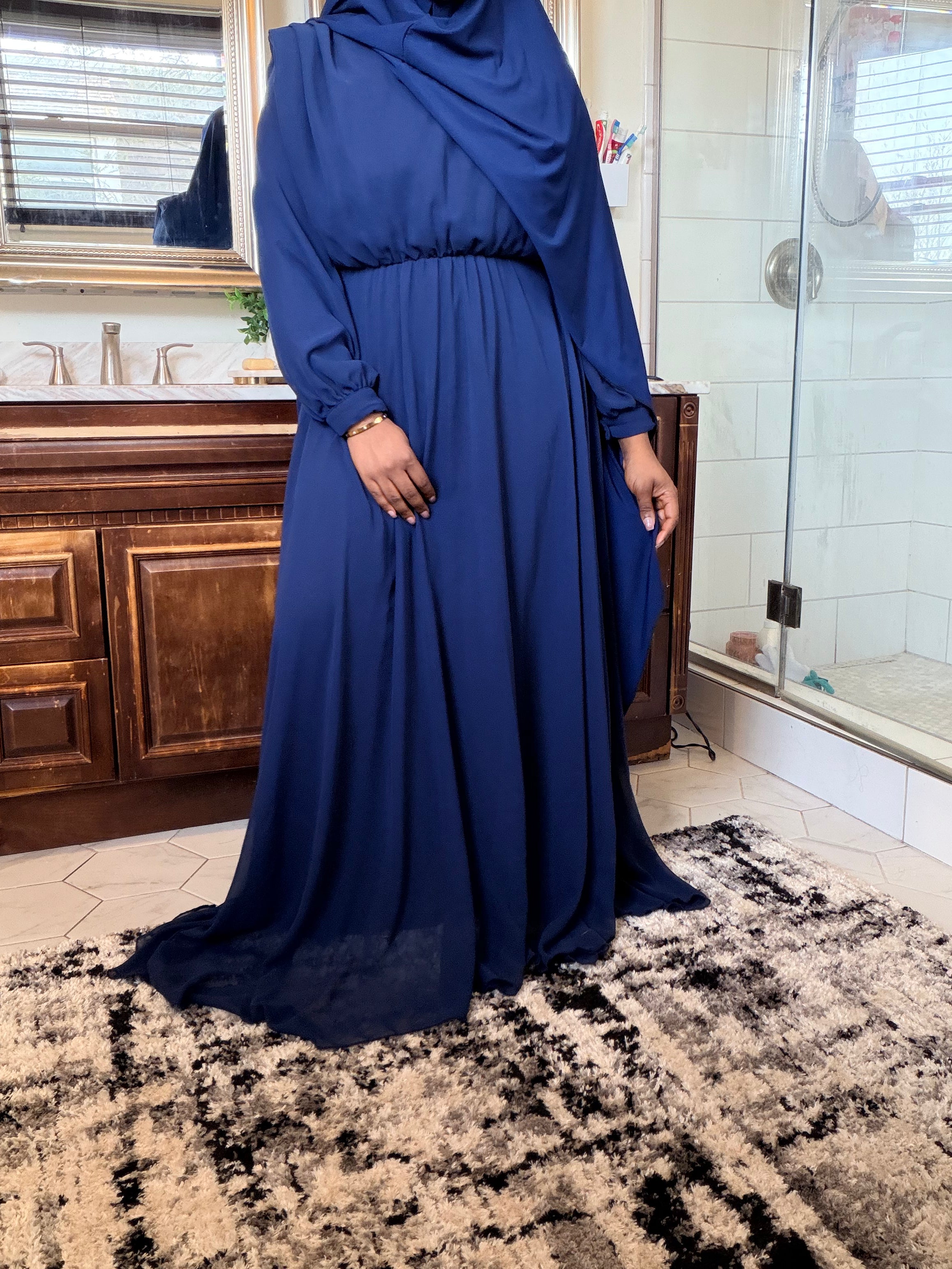 Navy Abaya (on hand)