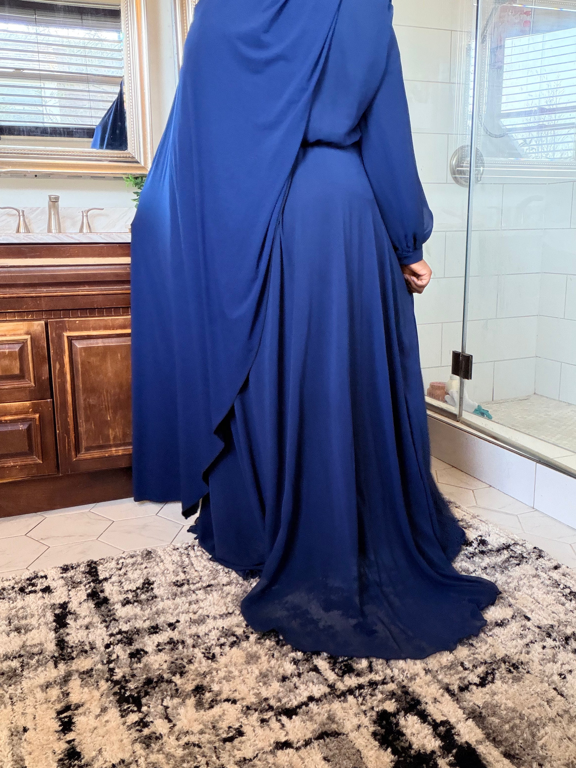 Navy Abaya (on hand)