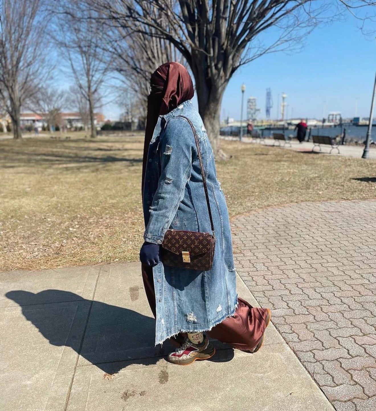 Denim Trench Jacket (on hand)