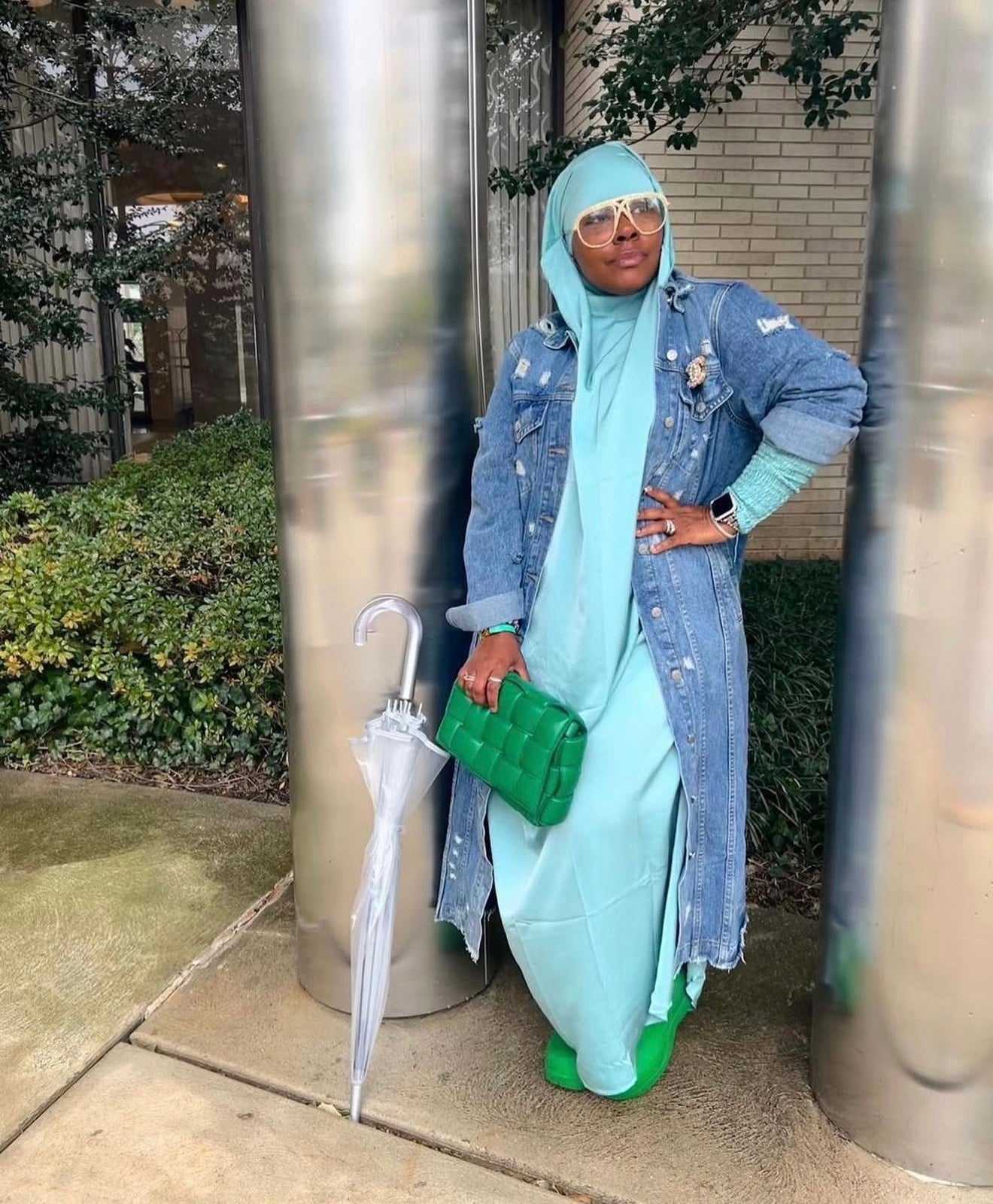 Denim Trench Jacket (on hand)